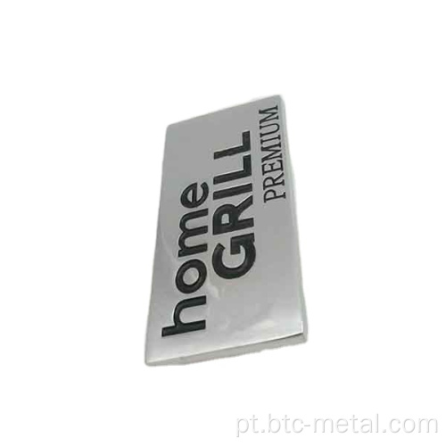 Placa de identificação de metal de liga de zinco